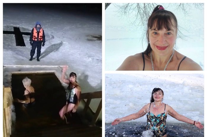 «Гомельские моржи» участвовали в Крещенском купании