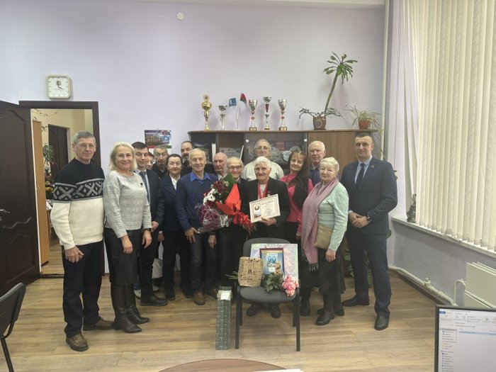 Чествование ветерана спорта по лыжным гонкам- Воробьева Бориса Федоровича