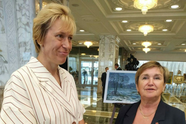 Президиум БОО "Ветераны физической культуры и спорта" поздравляет двукратную олимпийскую чемпионку Екатерину Карстен с 50-летним юбилеем