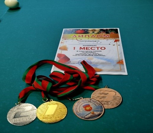 Новогодний турнир по бильярду