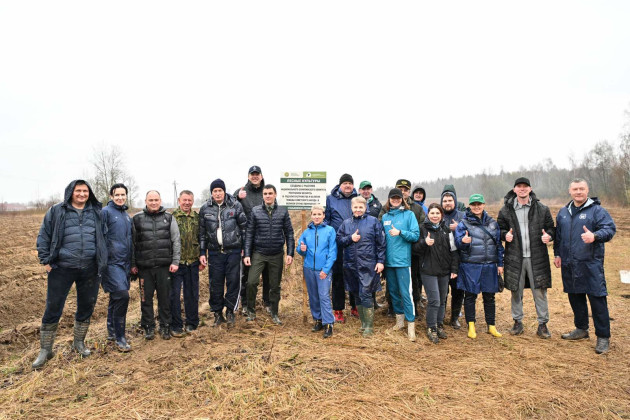 16 апреля 2025 г. посадили лес в Станьковском лесничестве Минского государственного производственного лесохозяйственного объединения в честь года благоустройства в республике и 80-летия Победы советского народа в Великой Отечественной войне