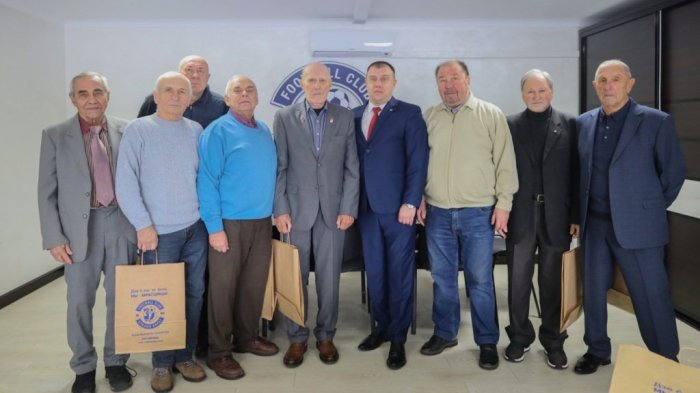 Встреча руководства футбольного клуба «Динамо-Брест» с ветеранами футболистами Брестчины