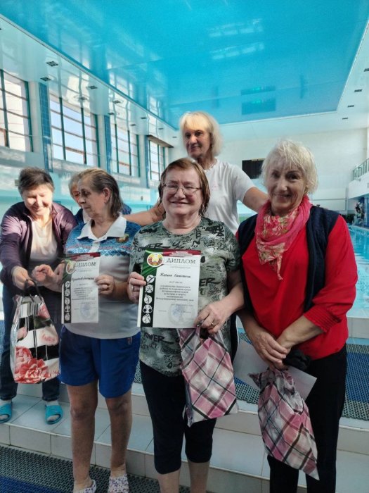 Соревнования по плаванию среди ветеранов Оршанского района