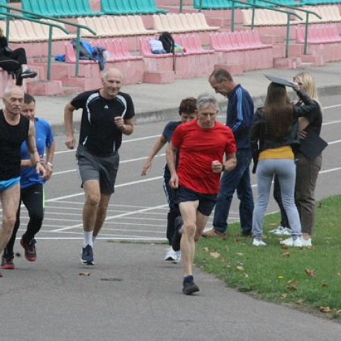 Команды-призеры II Спартакиады Гродненской области среди ветеранов физической культуры и спорта на призы чемпионки Олимпийских игр Янины Провалинской-Корольчик. Свислочь.