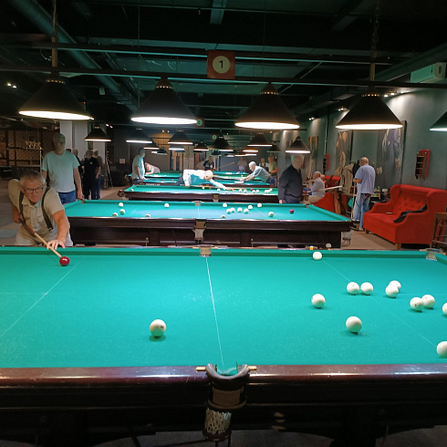 24-25 сентября прошли соревнования по бильярду среди ветеранов