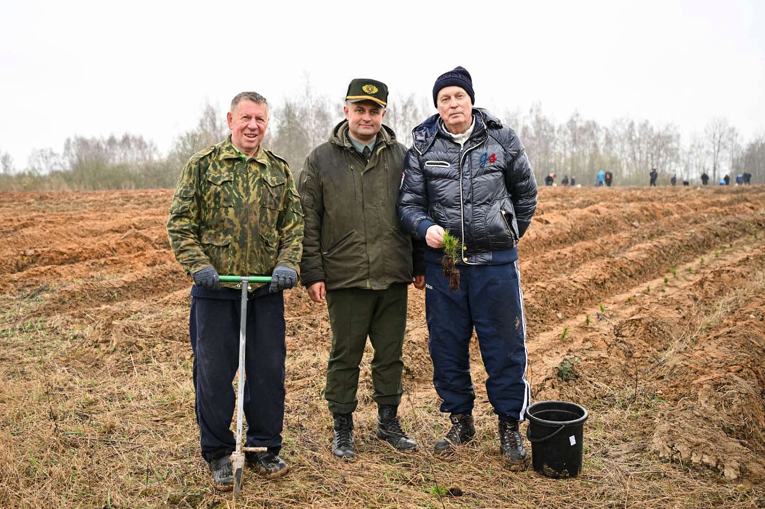 16 апреля 2025 г. посадили лес в Станьковском лесничестве Минского государственного производственного лесохозяйственного объединения в честь года благоустройства в республике и 80-летия Победы советского народа в Великой Отечественной войне