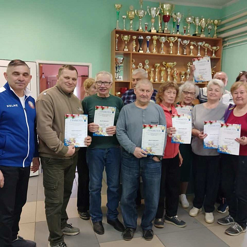  Соревнования по шашкам среди ветеранов спорта и физической культуры Пуховичского района